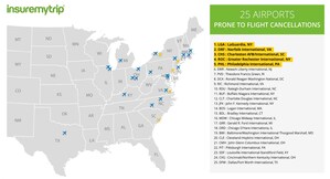 Travel Report: US Airports Prone to Flight Cancellations