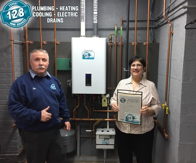 128 Plumbing, Heating, Cooling & Electric is encouraging homeowners to consider the benefits of tankless water heaters.