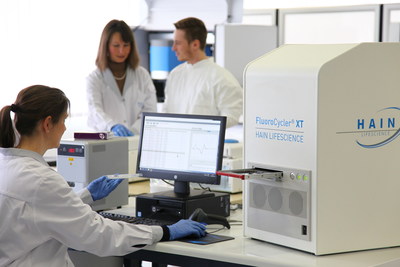 Figure 1: New FluoroCycler XT PCR platform