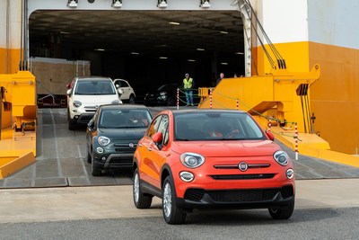 The first shipments of the new 2019 Fiat 500X have arrived on U.S. soil at the Port of Baltimore (Maryland). Following Baltimore, additional units will arrive at various ports throughout the country.