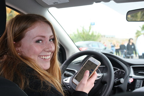 A Southern California teen experiences the dangers of texting while driving at the Mercury Insurance Drive Safe Challenge