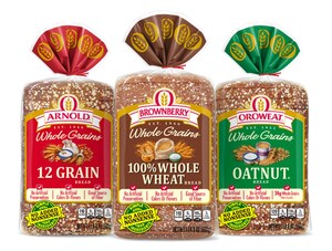 Arnold®, Brownberry® And Oroweat® Bread Removes Artificial Preservatives, Colors And Flavors From Whole Grains Line