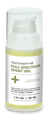 Ojai Energetics CBD Sport Gel is a water-encapsulated hemp extract, combined with powerful natural herbs including moringa, rosemary, eucalyptus and more. Simply apply directly onto the affected area to start seeing results. Due to the unique, cannabinoid-rich extract, you'll see faster penetration and more efficacy compared to other products. Compared to alternatives on the market, CBD Sports Gel is: Corn-free Soy-free Gluten-free GMO-free The only water-soluble full-spectrum CBD without synt