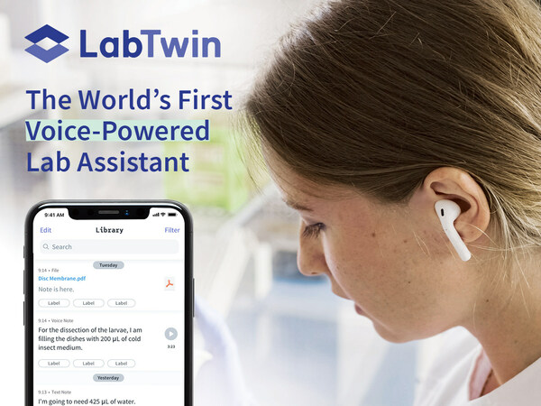 LabTwin records and automatically transcribes voice notes so scientists can keep eyes and hands on experiments.