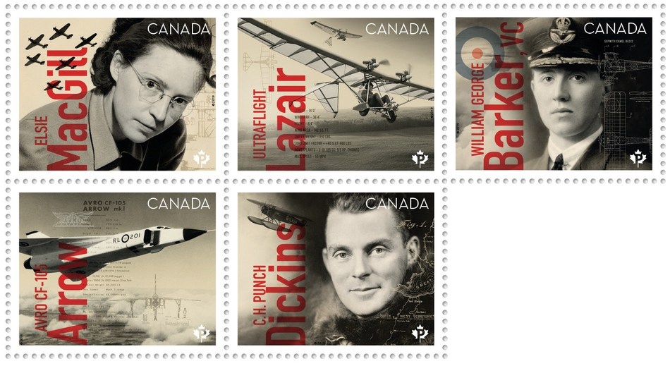 Canadians in Flight (CNW Group/Canada Post)
