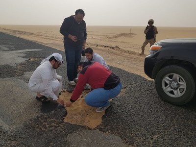 Engineers assess road conditions and plan repairs in Al-Jawf