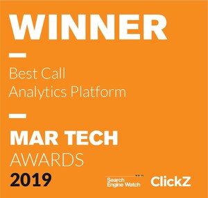 Invoca Wins Best Call Analytics Platform in the 2019 Marketing Technology Awards