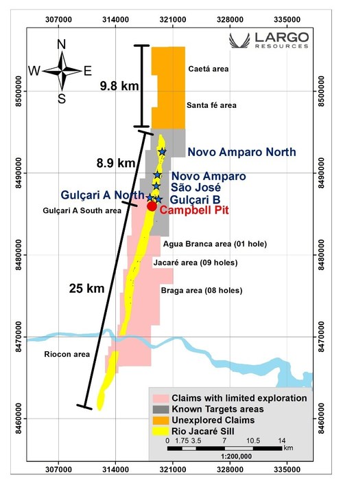 Figure 1: Regional Map (CNW Group/Largo Resources Ltd.)