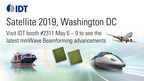 IDT to Showcase Latest Satcom Phased-Array Beamforming Solutions at Satellite 2019