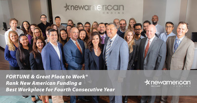 FORTUNE and Great Place to Work® Rank New American Funding a Best