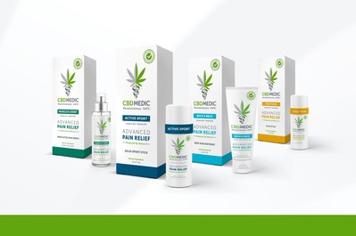 CBDMEDIC Launches Topical Pain Relief Medications (CNW Group/Abacus Health Products)