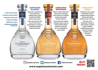 Three Expressions of Tequila Comisario
www.tequilacomisario.com