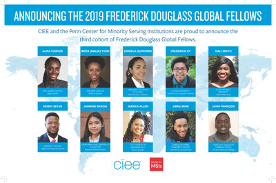 The 2019 Frederick Douglass Global Fellows