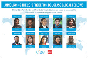 CIEE and Penn Center for Minority Serving Institutions Announce the 2019 Frederick Douglass Global Fellows