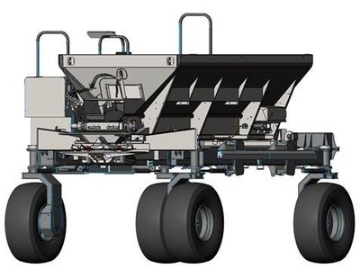 CAD rendering of dry spreader for the DOT Power Platform (CNW Group/DOT Technology Corp.)