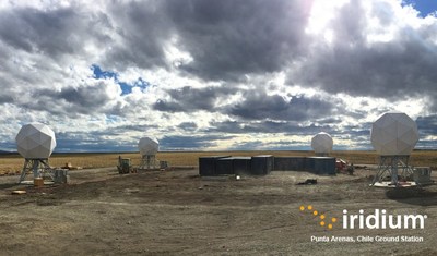 Iridium's new ground station in Punta Arenas, Chile. Iridium's new ground station in Punta Arenas, Chile.