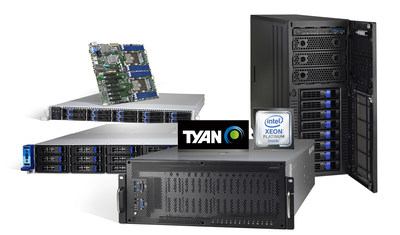 TYAN 2nd Generation Intel Xeon Scalable Processor-based Platforms to Deliver Amazing Performance for AI, HPC and Cloud Infrastructure