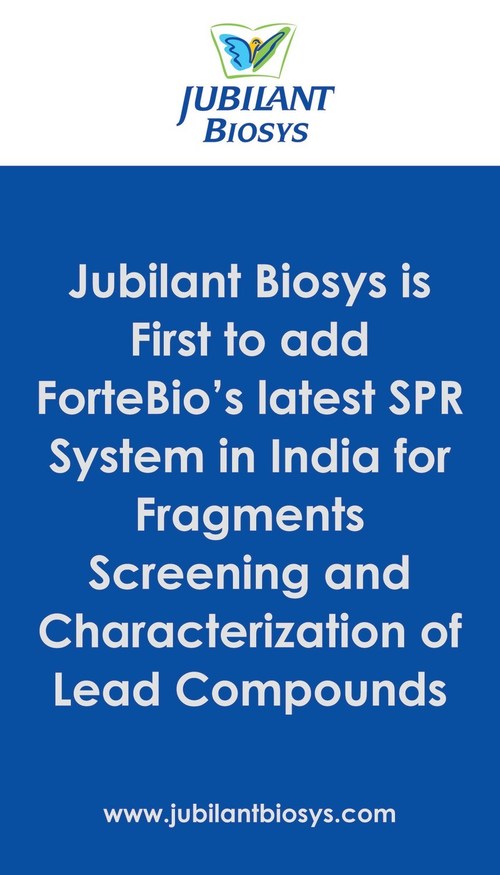 Jubilant Biosys, announces advanced Pioneer FE system to its platform of drug discovery solutions