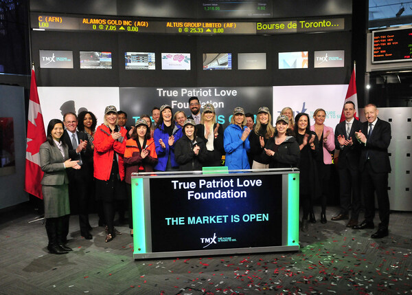 True Patriot Love Foundation Opens the Market (CNW Group/TMX Group Limited)