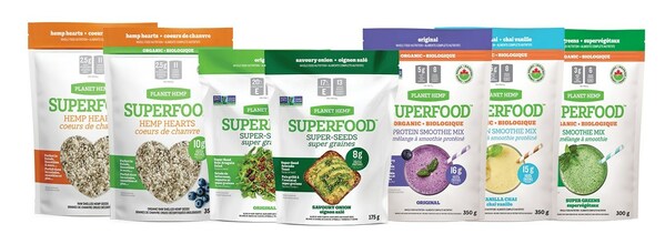 New line of PLANET HEMP SUPERFOOD(TM) Products (CNW Group/Hempco Food and Fiber Inc.)