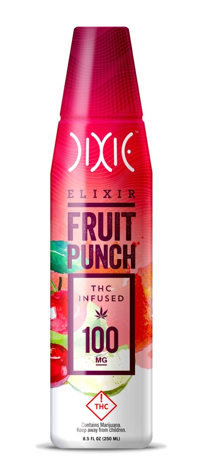 Dixie Elixir Fruit Punch has been named Best Beverage at the “High Times DOPE Cup: High Desert” event in Adelanto, California. (CNW Group/Dixie Brands, Inc.)