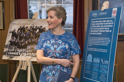 Her Royal Highness, The Countess of Wessex, joined blindness prevention charity, Orbis UK, in London, to mark the launch of their See My Future appeal. Until 23rd June, all public donations to the appeal will be doubled by the UK government and will help save the sight of thousands of children and adults around the world.