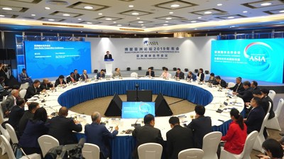 Media representatives from 20 Asian countries gathered at the Asia Media Cooperation Conference which was held during the Boao Forum for Asia Annual Conference 2019. [Photo By: Li Jin]