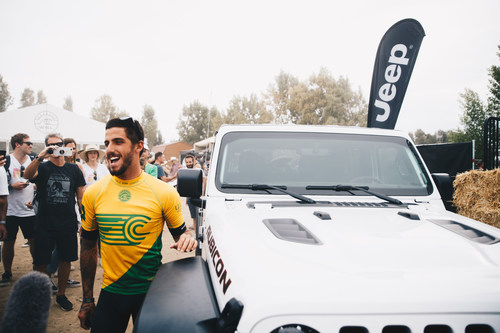 World Surf League Athlete Filipe Toledo Joins Jeep® as 2019 Brand Ambassador (Photo Credit: Jackson Van Kirk/WSL)