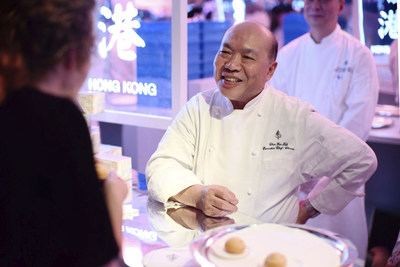 Michelin-Star Chef Chan Yan Tak of Lung King Heen at Four Seasons Hotel Hong Kong.