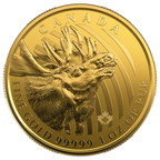 Royal Canadian Mint Announces New Incuse Maple Leaf Bullion Coins and the Latest Issue of its Popular "Call of the Wild" 5-9s Pure Gold Series