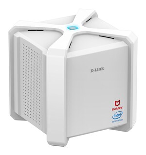 D-Link AC2600 Wi-Fi Router Powered by McAfee and Intel's Connected Home Technology Combines High-Performance Networking, Instant Protection, and Easy Setup