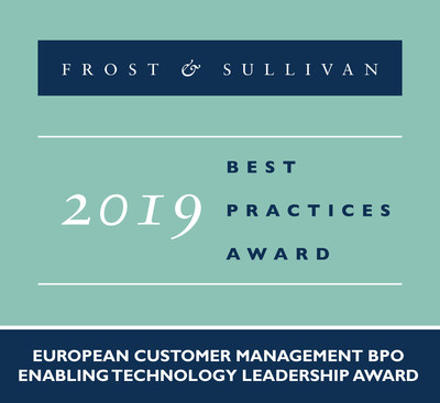 2019 European Customer Management BPO Enabling Technology Leadership Award