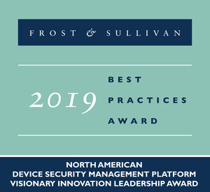 Mocana Recognized by Frost &amp; Sullivan for Its Industry-leading Device Security Management Platform