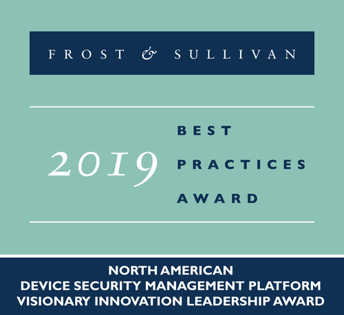 2019 North American Device Security Management Platform Visionary Innovation Leadership Award