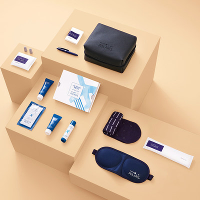 United Polaris business class amenity kit will feature four Sunday Riley products: a lip balm with pomegranate seed oil and shea butter to boost hydration; a face cream with a blend of botanicals to hydrate and soothe skin in-flight; hand cream containing a nourishing blend of shea butter, cocoa butter and rose hip seed oil; and a facial cleansing cloth containing peppermint extract to balance oil and invigorate skin.