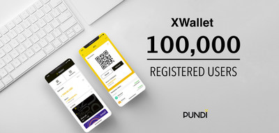 Pundi X digital asset mobile app - XWallet crosses 100,000 registered users.