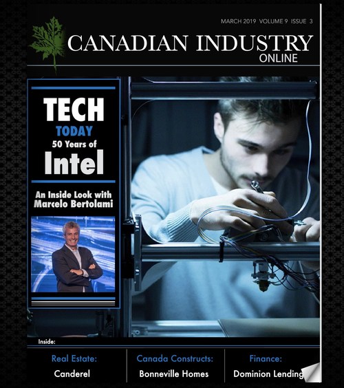 Intel on the cover of Canadian Industry magazine (CNW Group/Industry Media)
