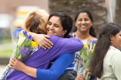 Flowers Relieve Stress: To celebrate Stress Awareness Month, people are surprised with bouquets, as research proves flowers significantly reduce stress. Volunteers from the Society of American Florists kicked-off the feel-good effort at Haight-Ashbury, the iconic center of the flower power movement.