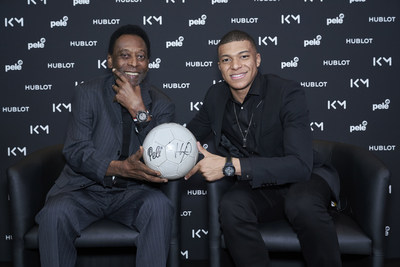 Pele and Mbappe historical encounter