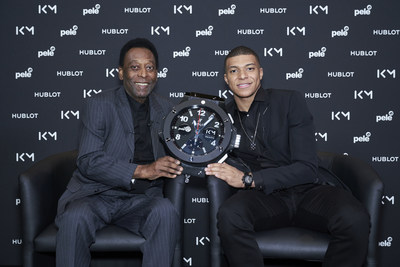 Pele and MBappe historical encounter