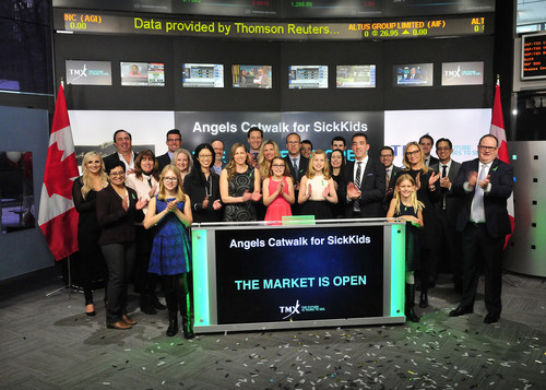 Angels Catwalk for SickKids Opens the Market (CNW Group/TMX Group Limited)