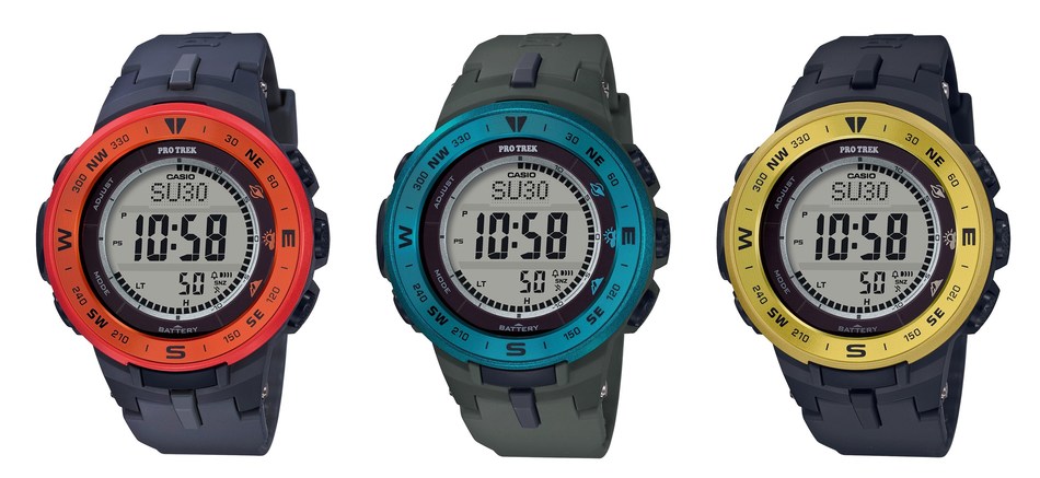 Casio Adds A Pop Of Color To Pro Trek Series