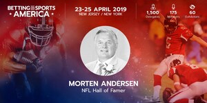 NFL's 'Great Dane' and Better Collective Ambassador Morten Andersen to Speak at Betting on Sports America