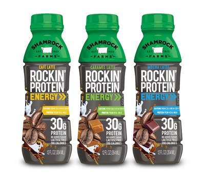 New Rockin' Protein Energy Packs Powerful One-Two Punch in Three Delicious Flavors