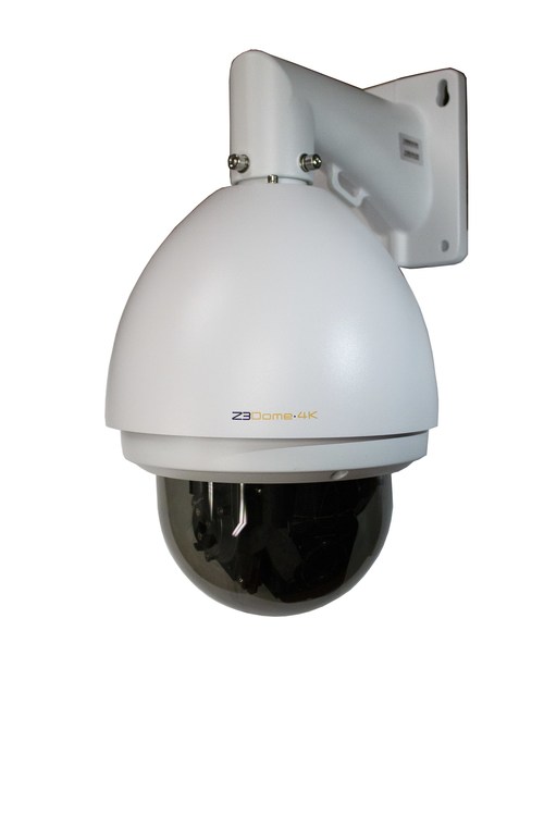 Indoor/Outdoor H.265 4K IP Camera | Z3Dome-4K. Combining the video compression expertise from Z3 Technology, with Sony’s proven 4K camera technology, the powerful Z3Dome-4K allows for clear 4K video streaming over Ethernet networks. This robust high speed 360° camera dome brings clarity and detail to high movement and low light conditions, featuring 30x zoom with integrated auto focus.