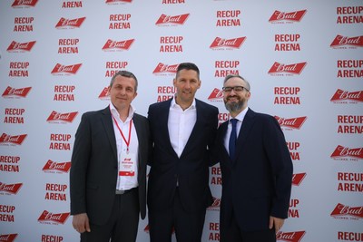 The opening of the Budweiser ReCup Arena in Sochi, Russia, was attended by official guests including Marco Materazzi, FIFA Legend, Andrei Markov, Minister of sports of Krasnodar region and Konstantin Tamirov, Marketing Director of AB InBev Efes.