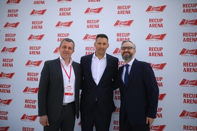 The opening of the Budweiser ReCup Arena in Sochi, Russia, was attended by official guests including Marco Materazzi, FIFA Legend, Andrei Markov, Minister of sports of Krasnodar region and Konstantin Tamirov, Marketing Director of AB InBev Efes. 