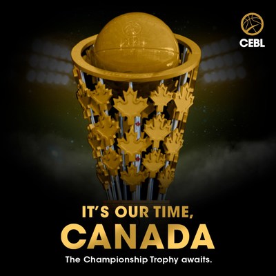 The CEBL Championship Trophy (CNW Group/Canadian Elite Basketball League)
