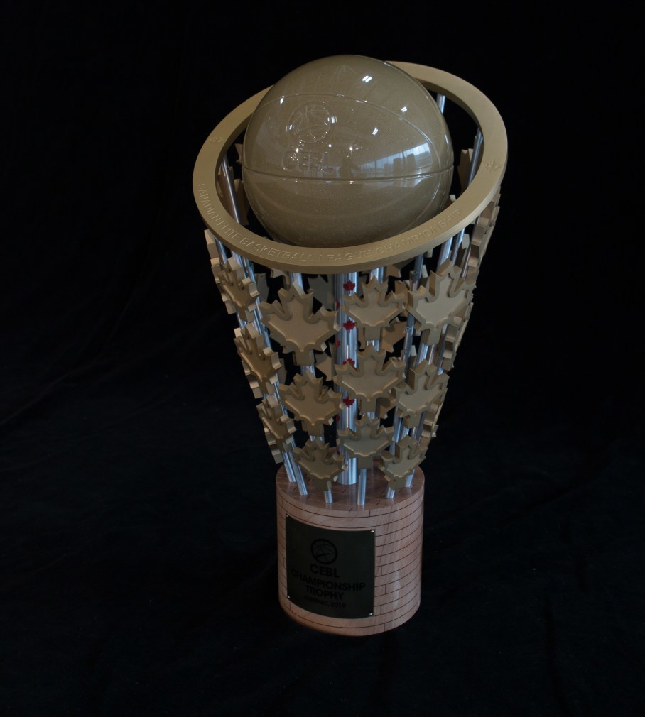 The CEBL Championship Trophy (CNW Group/Canadian Elite Basketball League)