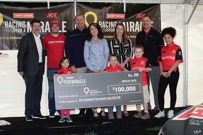 CRAFTSMAN donates $100,000 to Children's Miracle Network through the Ace Hardware Foundation.